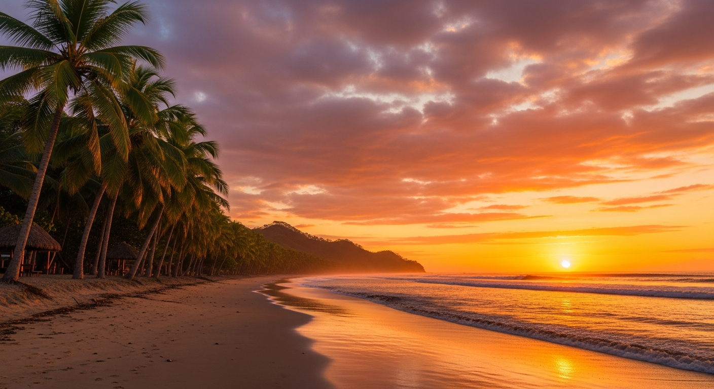 Tamarindo sunset on the Pacific